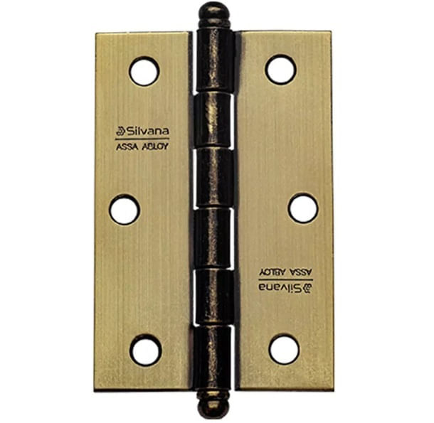 Kit 3 Dobradiças 880 2,5" Oxidado Silvana