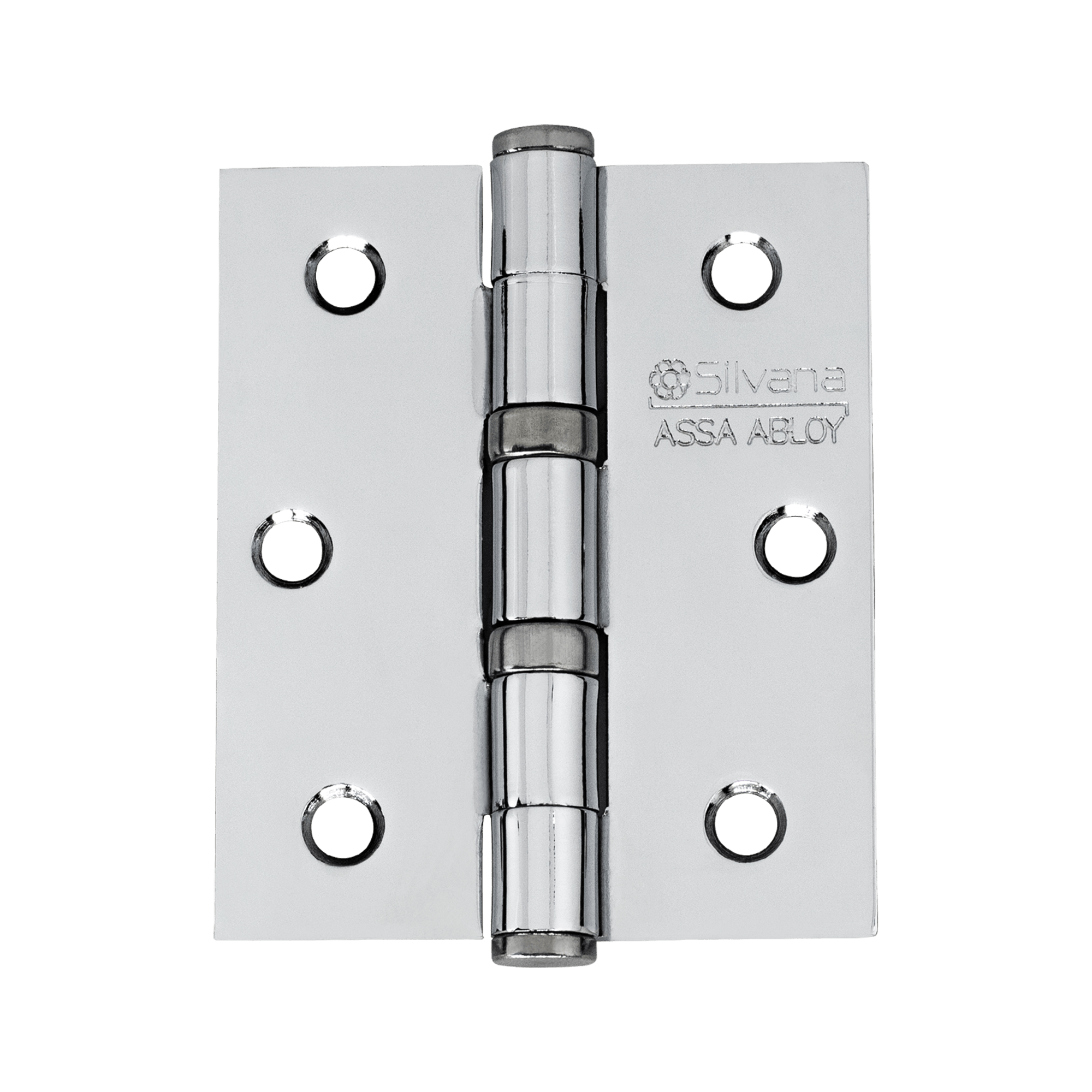 Kit 3 Dobradiças 891 com Rolamento 3x2,5" Cromado Silvana