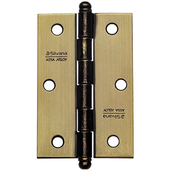 Kit 3 Dobradiças 880 3x2,5" Oxidado Silvana