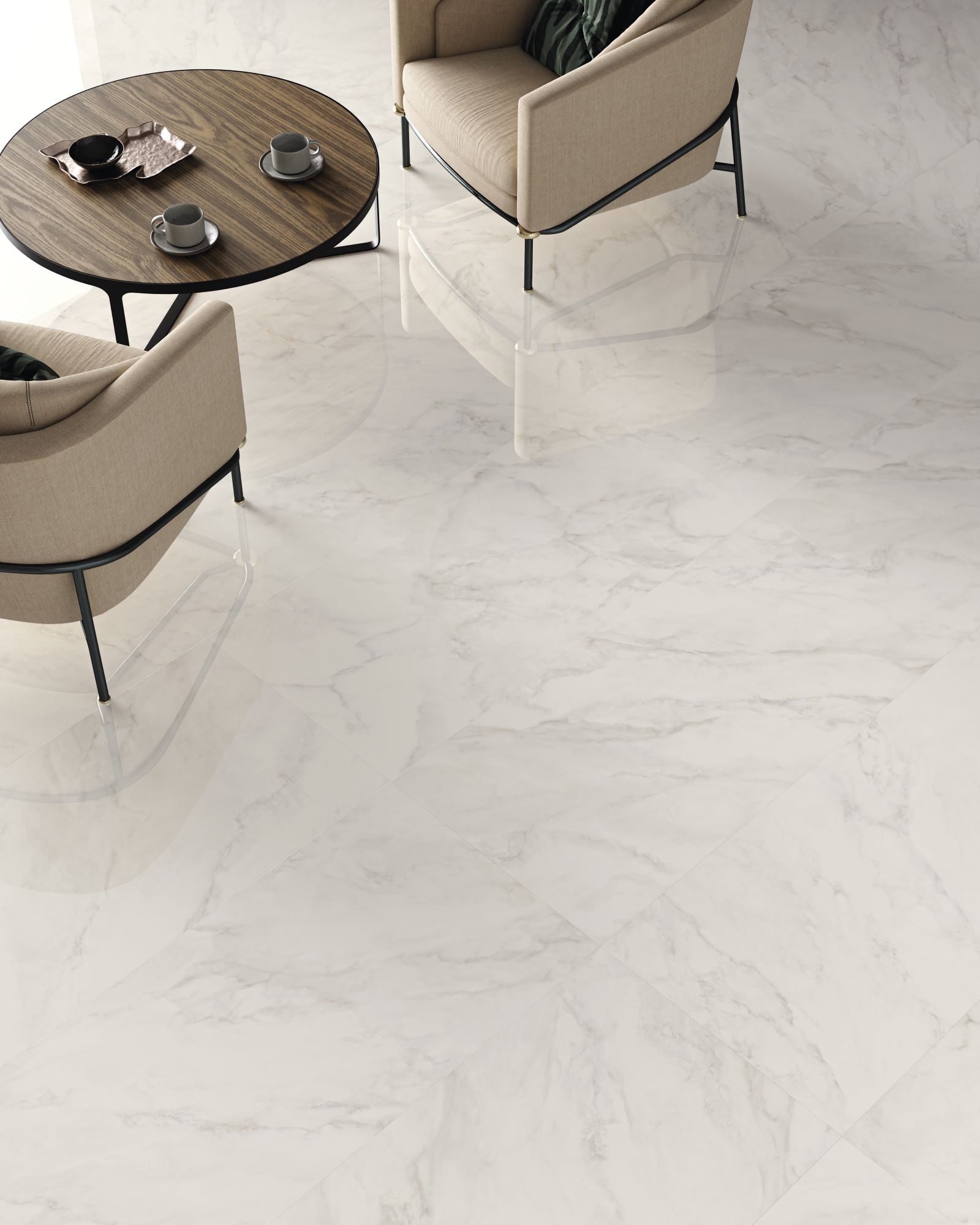 Porcelanato 90X90 Chiaro Di Versilia Natural Retificado Portobello - Imagem 4