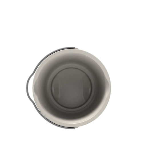 Balde Flow 8,5L Bege Martiplast - Imagem 2