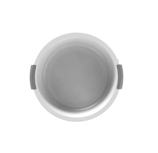 Balde Flow 5L Branco Martiplast - Imagem 2