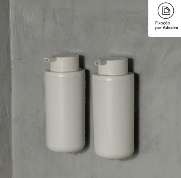 Dispenser de Parede Eleve 500ml Bege Martiplast - Imagem 2