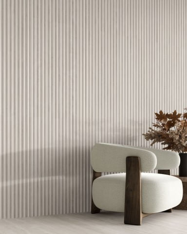 Revestimento 45x90 Flut Travertino Tivoli Acetinado Retificado Biancogres - Imagem 2