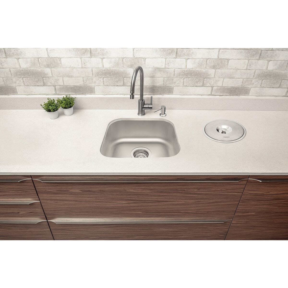 Cuba Retangular de Embutir 40L Lavínia Aço Inox Tramontina - Imagem 2