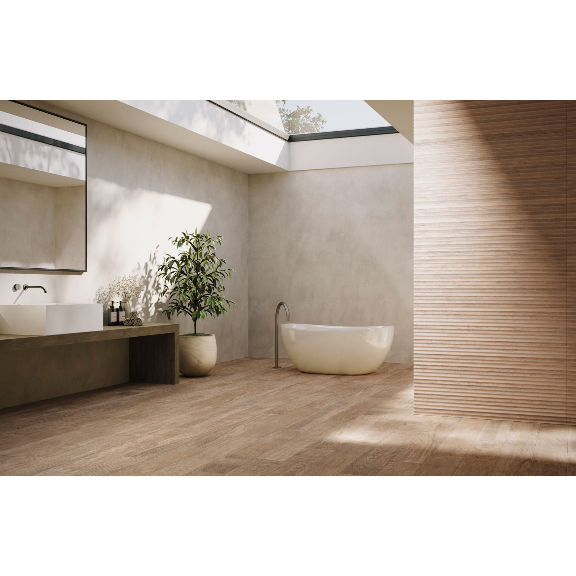 Porcelanato 45X120 Arca Nordic Graffi Mate Retificado Portobello - Imagem 5
