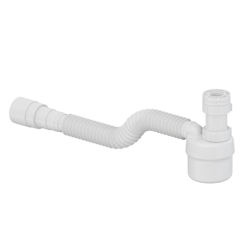 Sifão Ajustável Multiuso com Copo Pvc Branco Tigre - Imagem 2