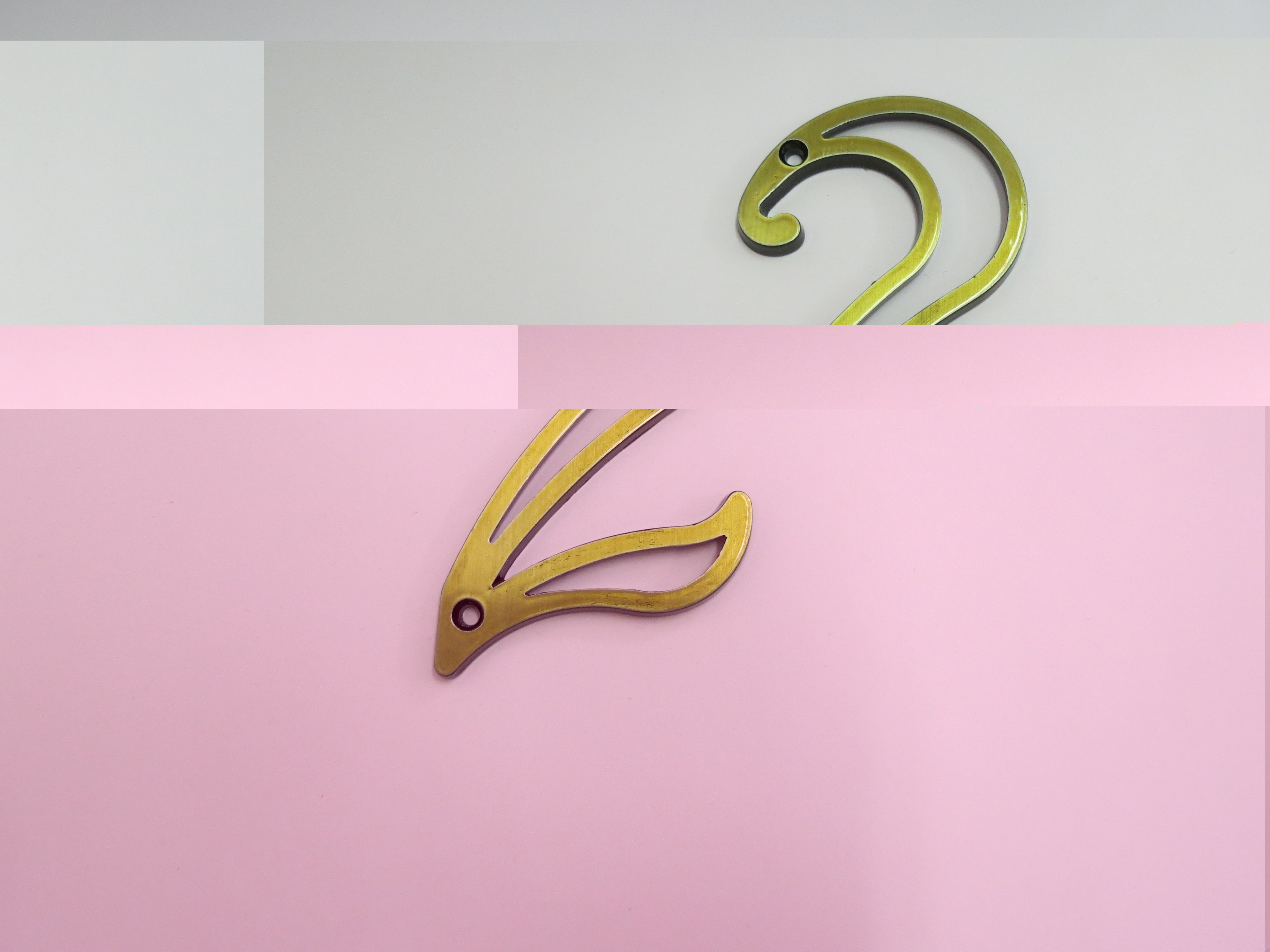 Número Residencial 2 em Zamac Oxidado Silvana - Imagem 2