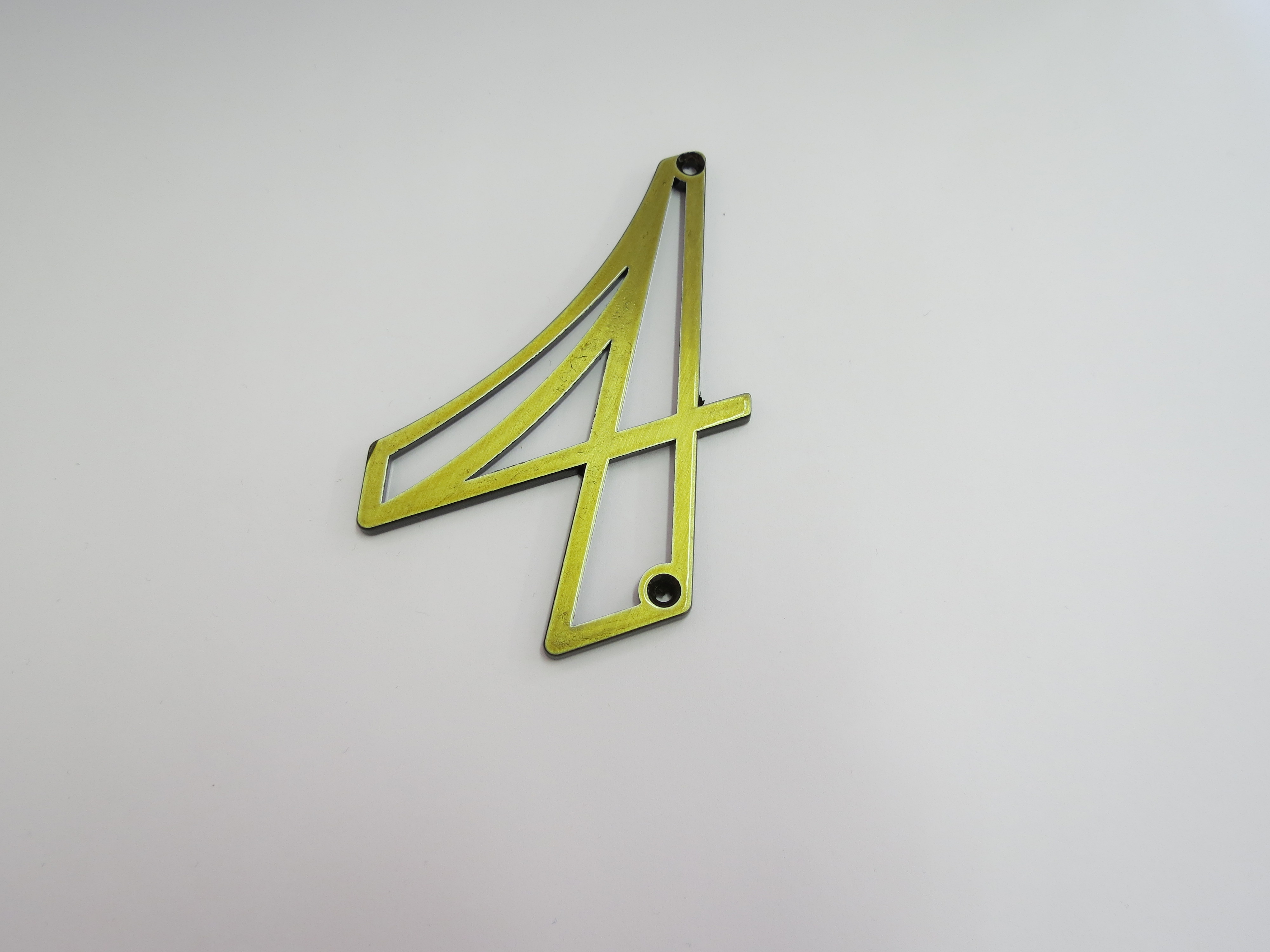 Número Residencial 4 em Zamac Oxidado Silvana - Imagem 2