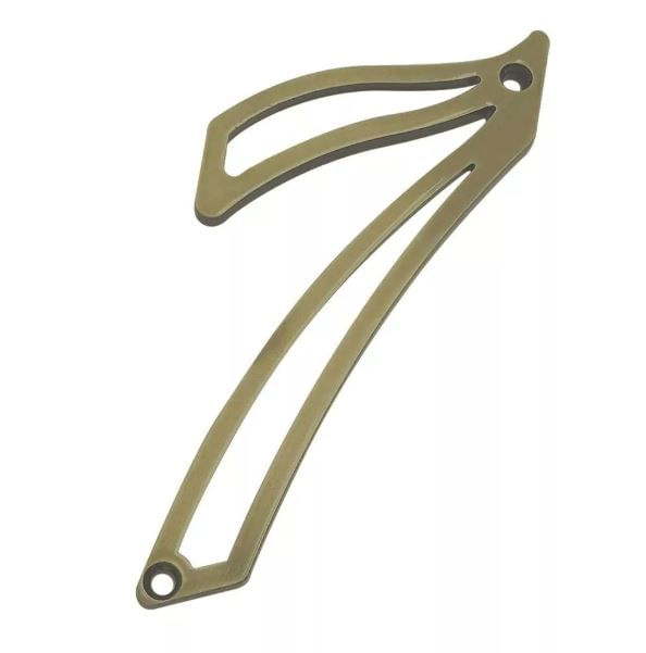 Número Residencial 7 em Zamac Oxidado Silvana