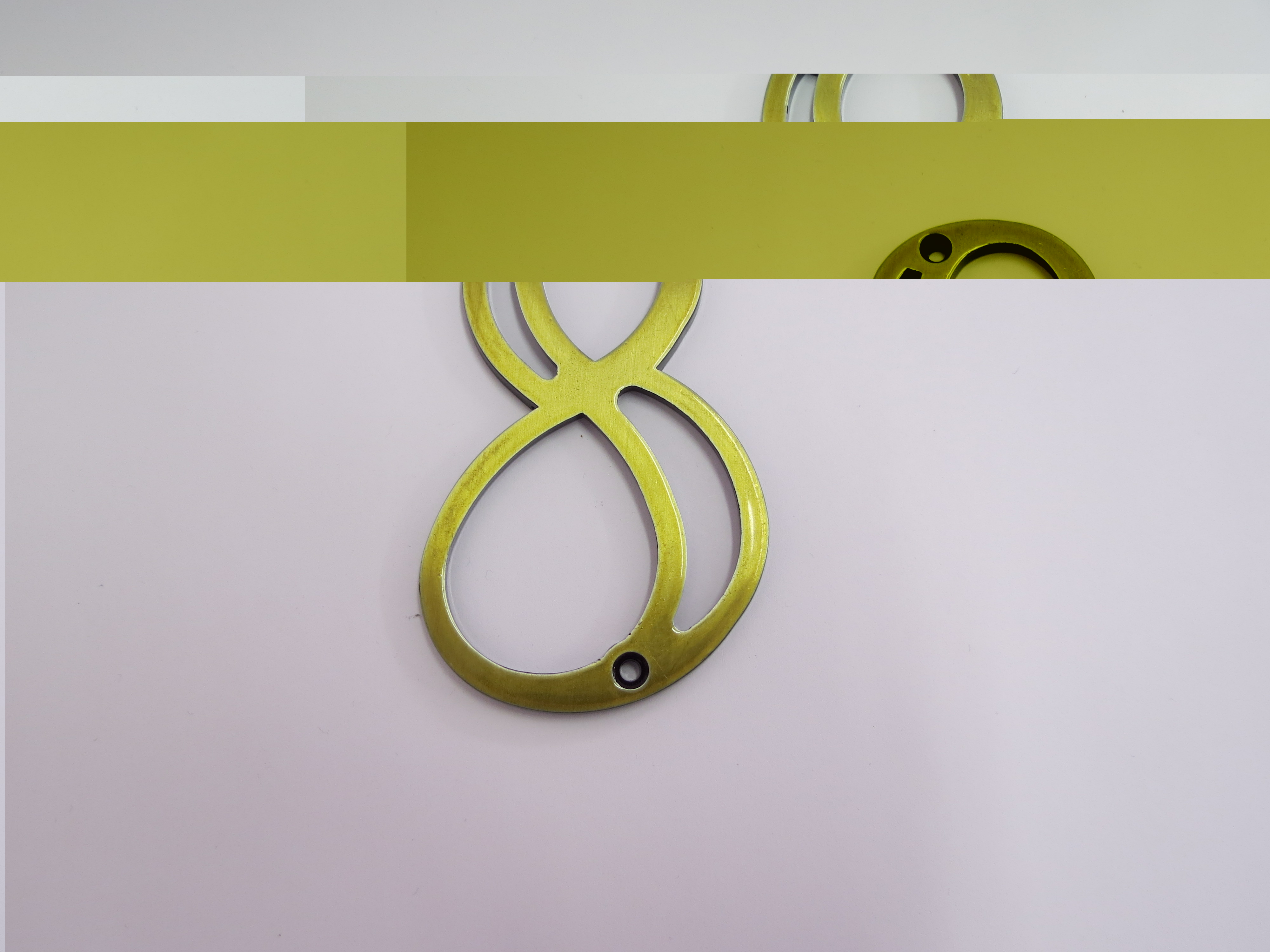 Número Residencial 8 em Zamac Oxidado Silvana - Imagem 2