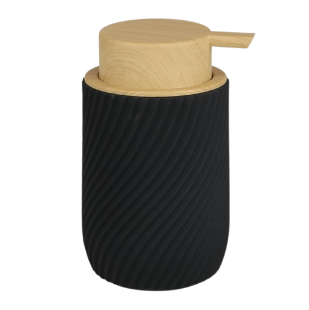 Porta Sabonete Líquido ABS Preto Kobe