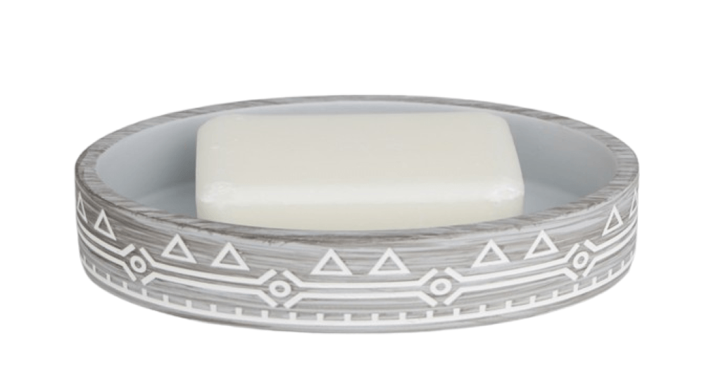 Saboneteira Poliresina Cinza Kobe