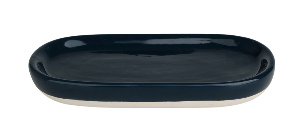 Bandeja Cerâmica Azul Marinho Kobe