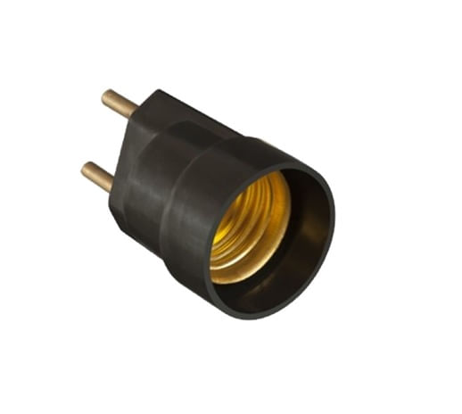 Soquete 2 Pinos Adaptador para Lâmpada E27 A Santos