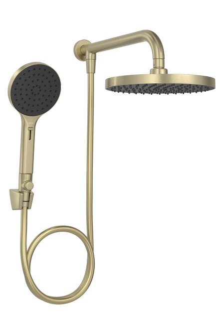 Chuveiro Redondo de Parede com Desviador Flex Max Summer Gold Deca