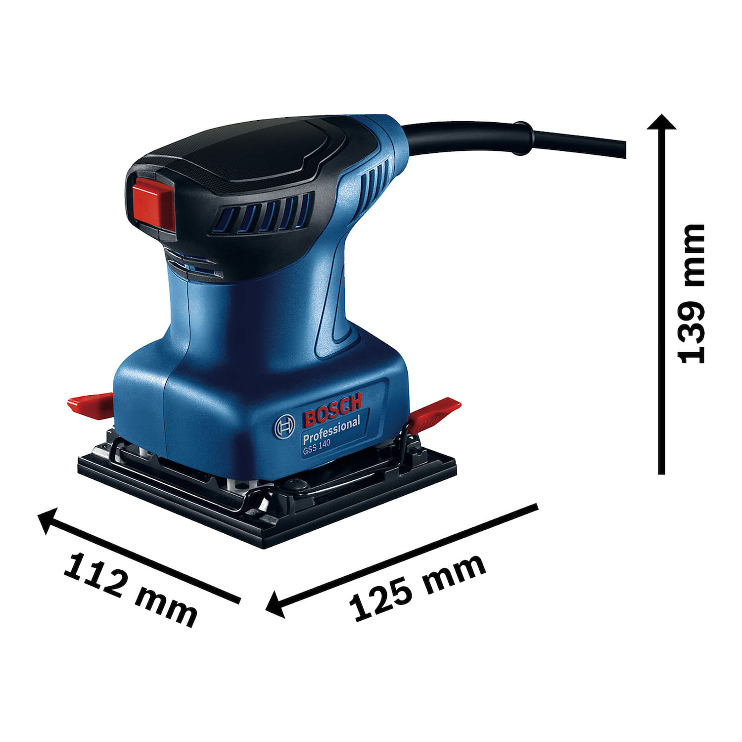 Lixadeira Orbital 220W GSS140 127V Bosch - Imagem 4