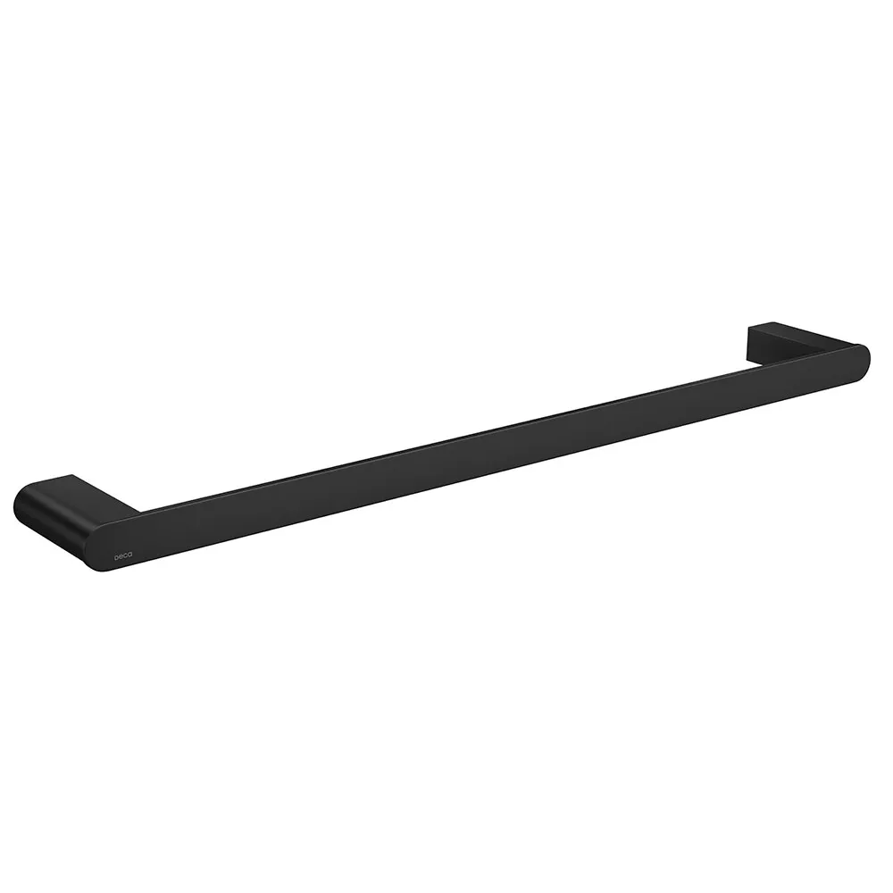 Porta Toalha Barra 60cm 2040 Black Matte Versa Deca