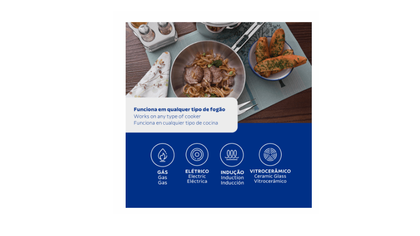 Frigideira Allegra 20cm 1,30 Litros - Imagem 2