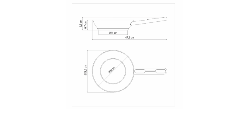 Frigideira Allegra 20cm 1,30 Litros - Imagem 3
