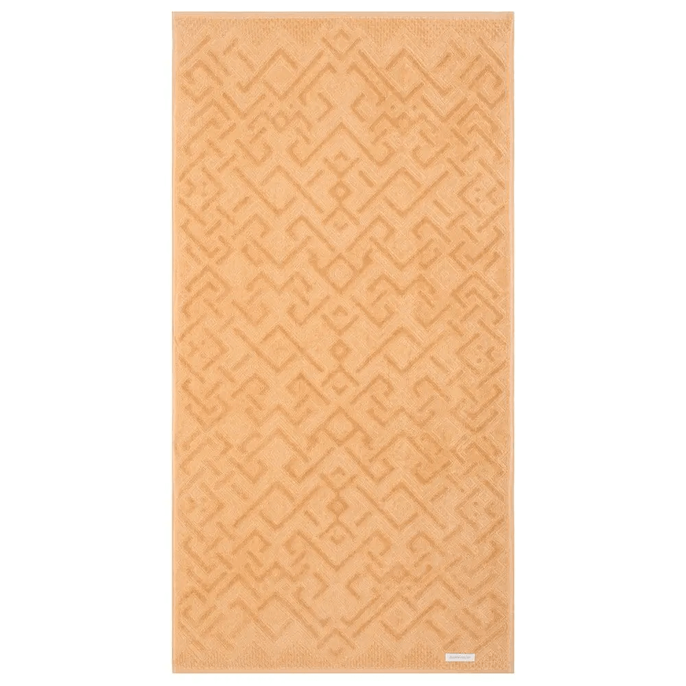 Toalha Banho Geo 70x135cm Laranja Buddemeyer
