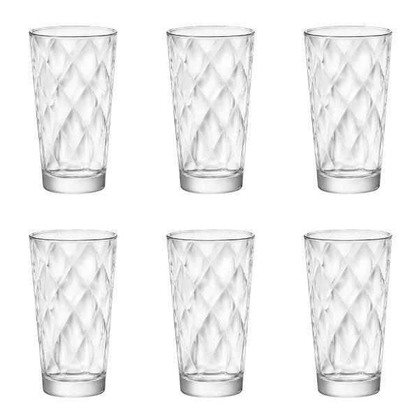 Jogo com 6 Copos Long Drink Kaleido 375ml Transparente Dayhome - Imagem 3