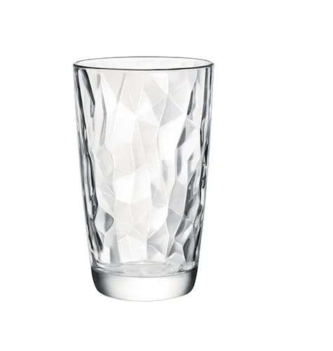 Jogo com 6 Copos Long Drink Diamond 470ml Transparente Dayhome