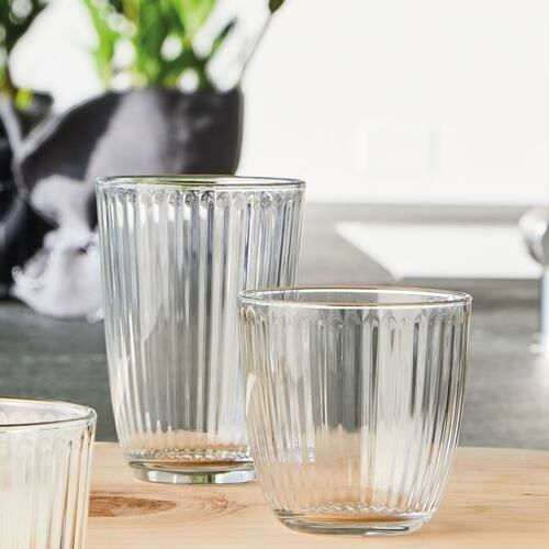 Jogo com 6 Copos Baixos Line 296ml Transparente Dayhome - Imagem 3