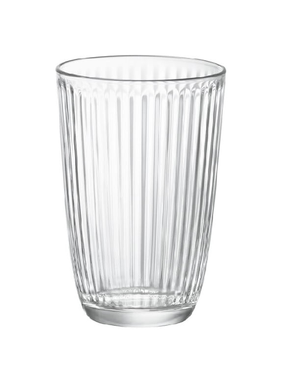 Jogo com 6 Copos Altos Line 396ml Transparente Dayhome