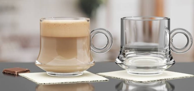 Jogo com 3 Canecas 85ml Transparente Dayhome - Imagem 2