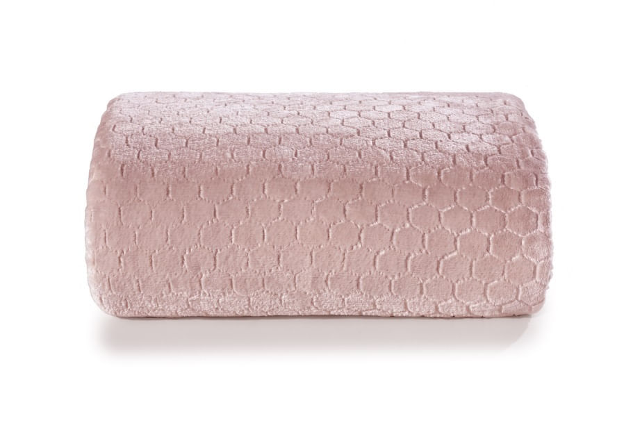 Cobertor Spa Queen 230x260cm Rosa Tule Hedrons