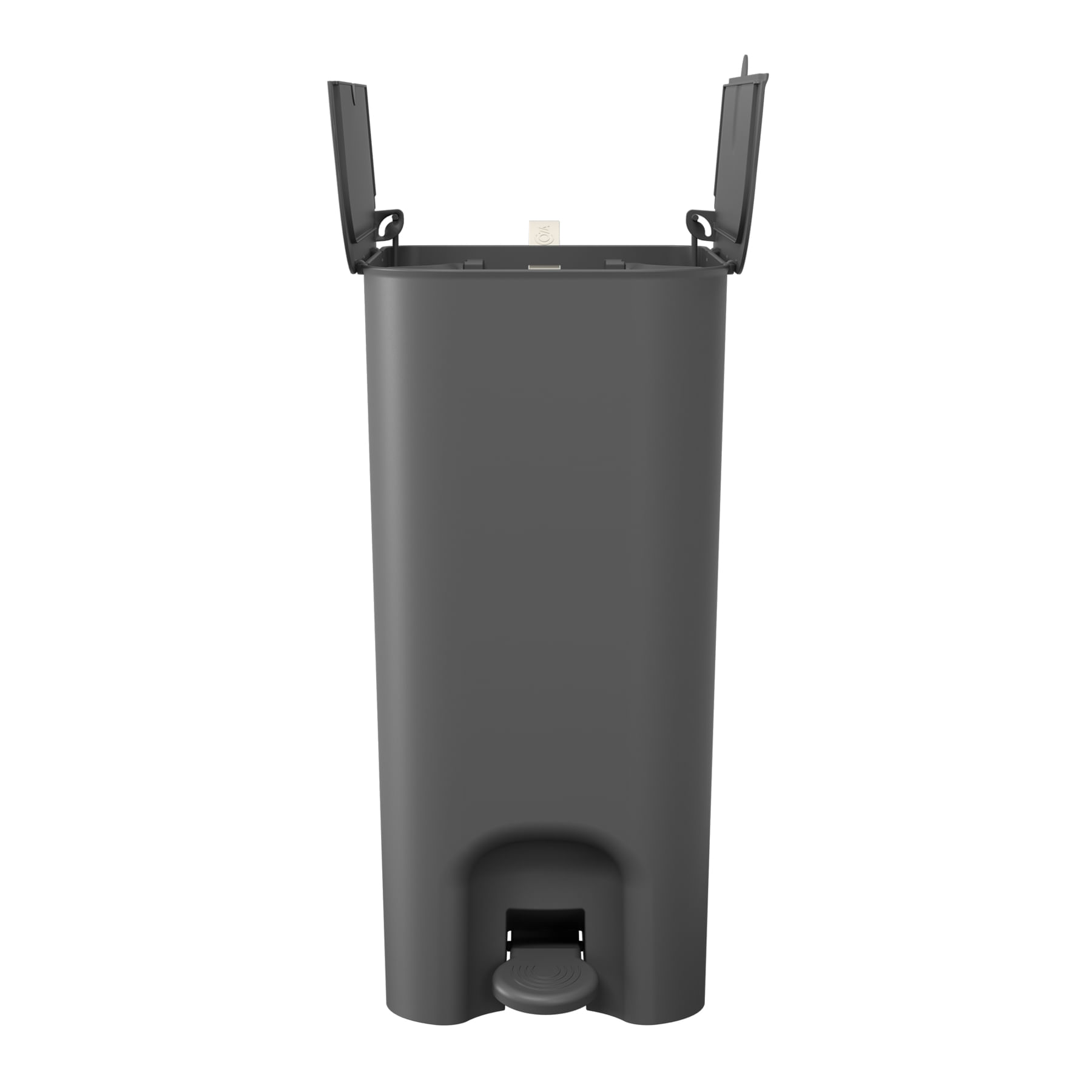 Lixeira Borboleta com Pedal 20L Cinza Chumbo Brinox - Imagem 2