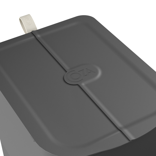 Lixeira Borboleta com Pedal 20L Cinza Chumbo Brinox - Imagem 3