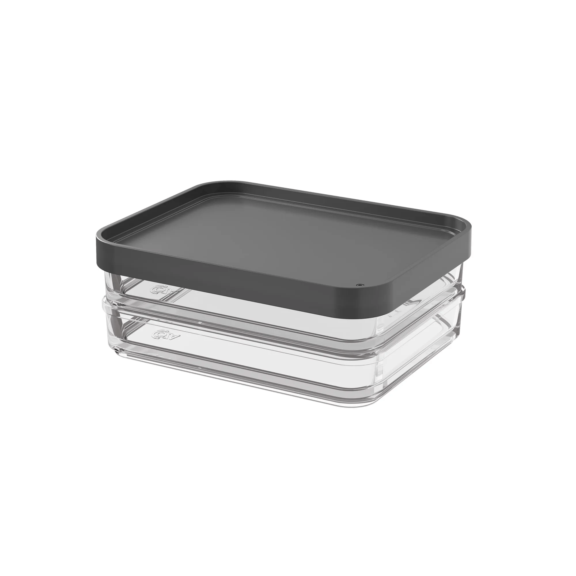 Pote Clear Duo 560ml Cinza Chumbo Brinox - Imagem 2