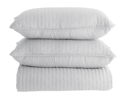 Kit Colcha Chamonix Branco Queen Becadecor