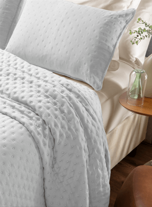 Kit Colcha Chamonix Branco Queen Becadecor - Imagem 2