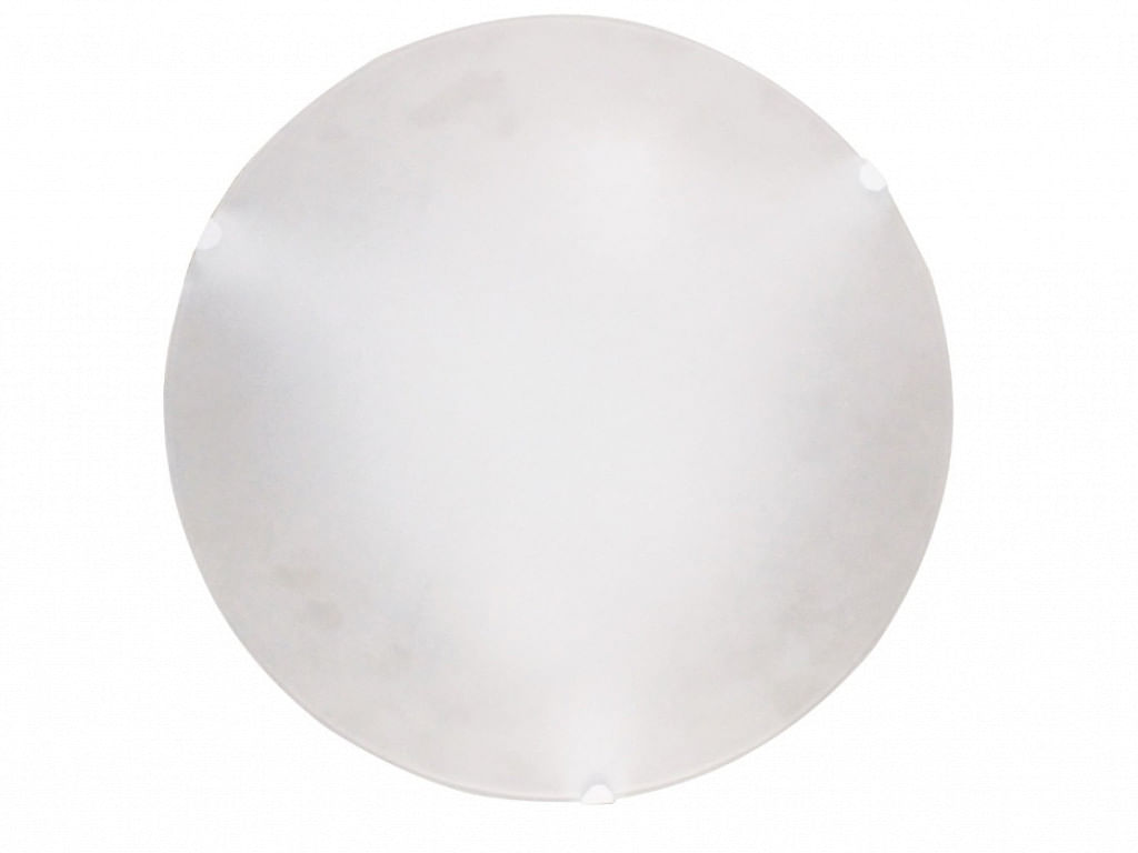 Plafon Redondo Jurerê Vidro Fosco 30cm 2xE27 Branco Taschibra