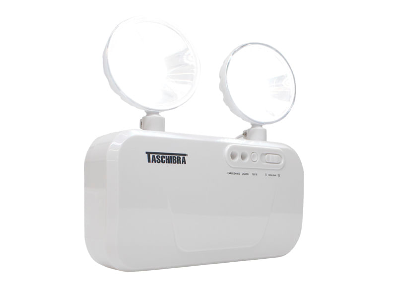 Luminária Led de Emergência Farol 1200LM Branca Bivolt Taschibra - Imagem 2