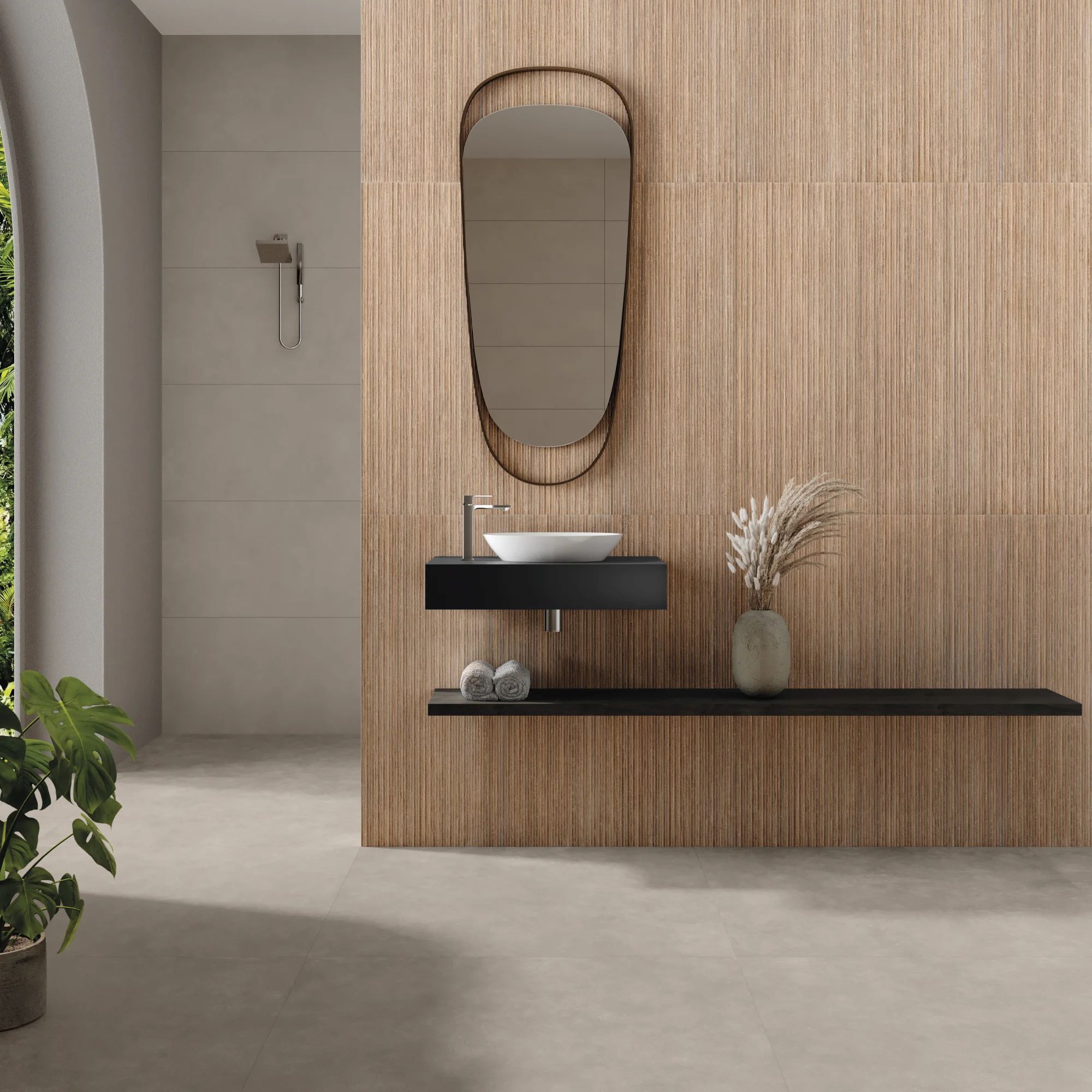 Porcelanato 120X120 Hit Gris Natural Retificado Portobello - Imagem 3