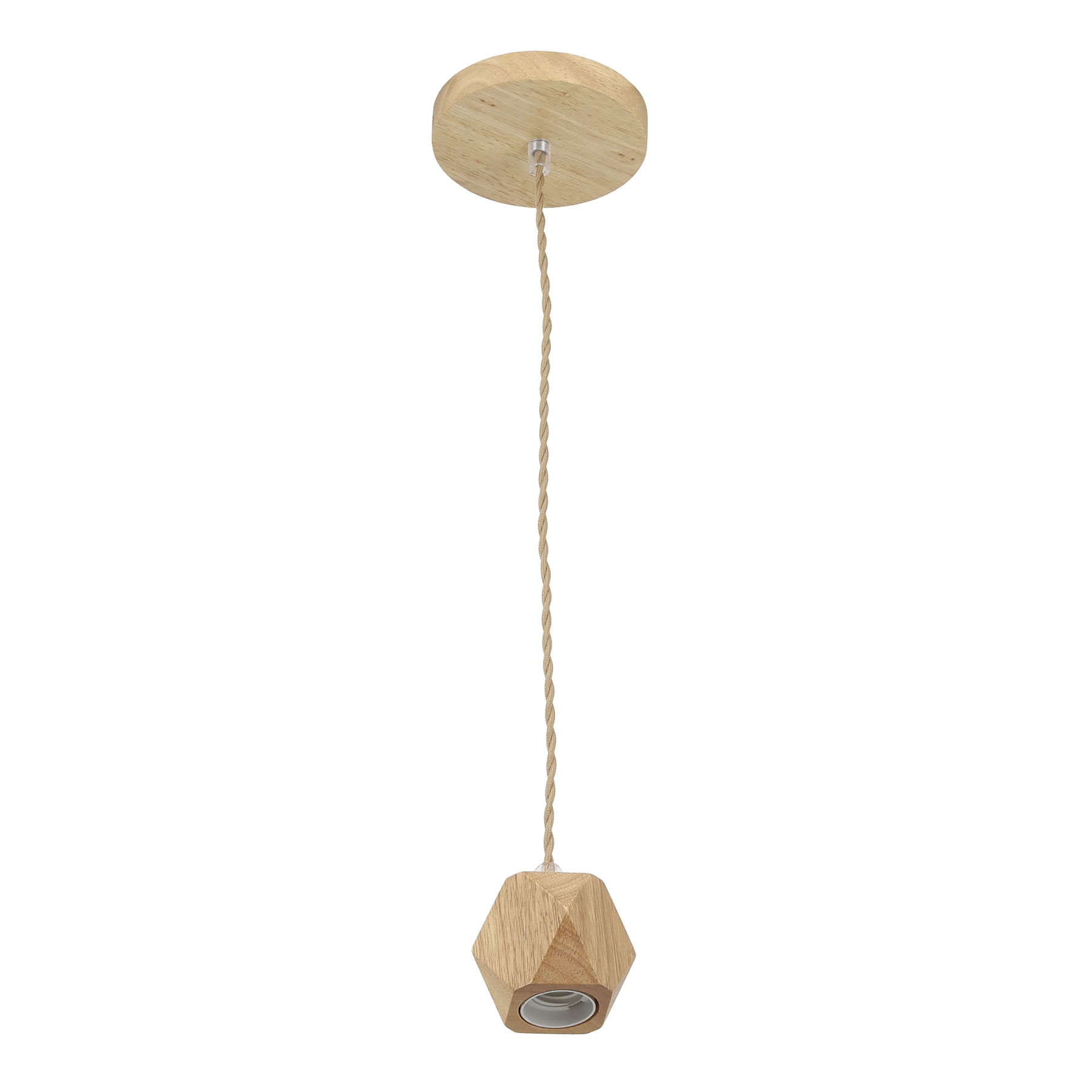 Pendente de Madeira Twist E27 60W GMH