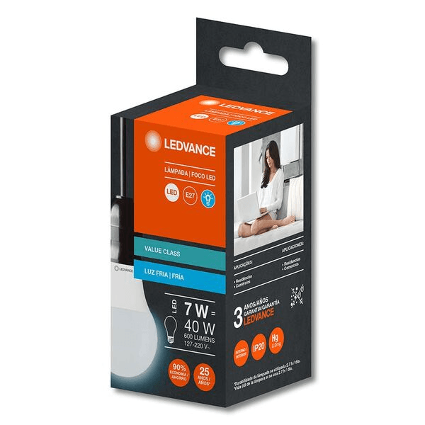 Lâmpada Led Bulbo 7W 6500K 600LM Ledvance - Imagem 2