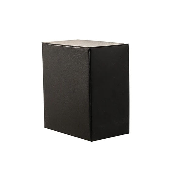 Arandela Alumínio Lisa 901 Preto Ideal Iluminação