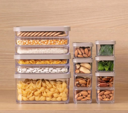 Pote Clear 1 Litro Cinza Chumbo Coza - Imagem 2