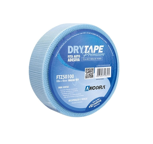 Fita de Fibra de Vidro Telada Premium 48mmx100m Âncora