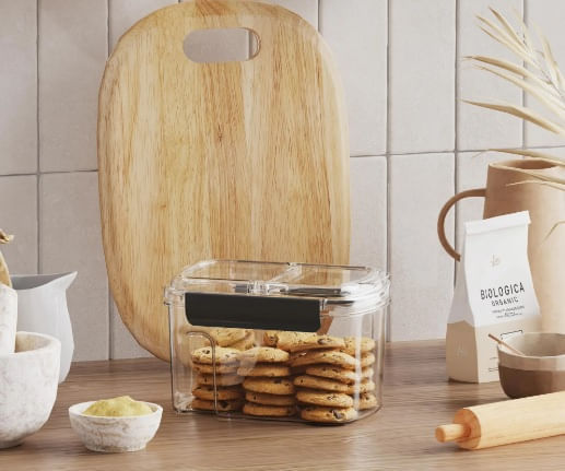 Porta Mantimentos Easy 750ml Cristal Coza - Imagem 2