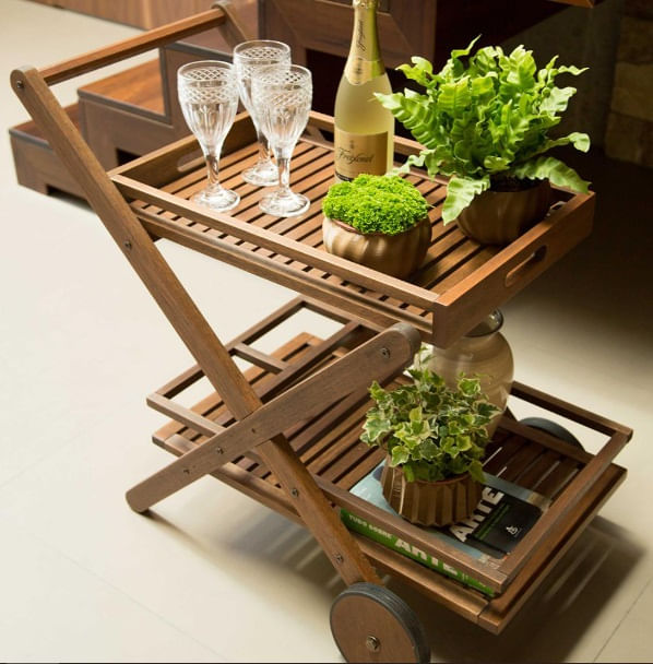 Carro Bar Ipanema de Madeira Butzke - Imagem 2