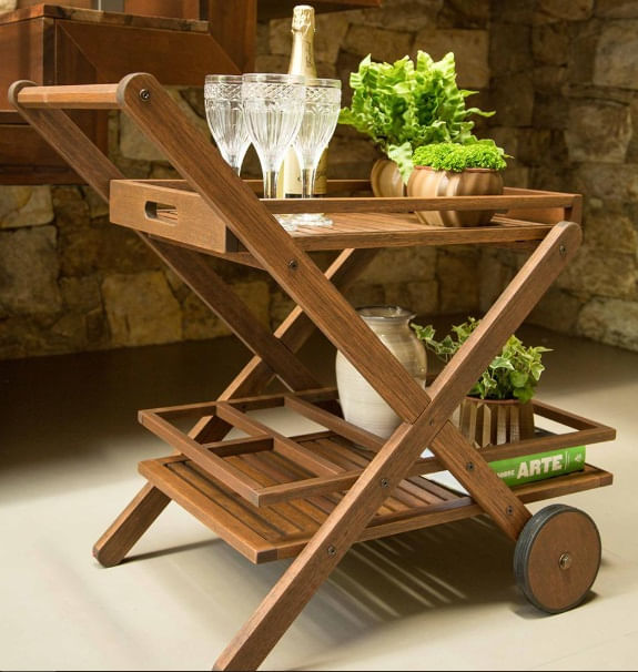 Carro Bar Ipanema de Madeira Butzke - Imagem 3