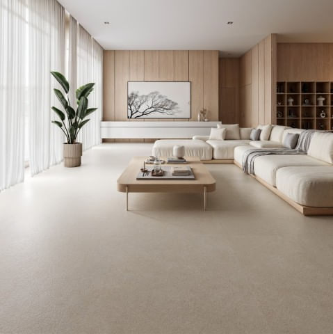 Porcelanato 100x100 Dorcia Beige Satin Acetinado Retificado Biancogres - Imagem 2