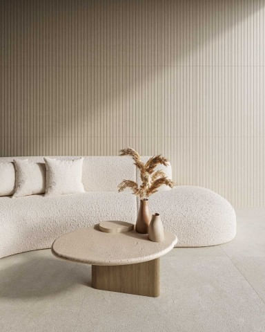 Porcelanato 100x100 Dorcia Beige Satin Acetinado Retificado Biancogres - Imagem 3