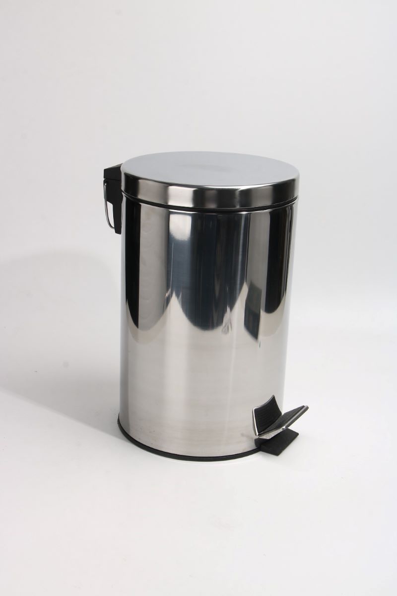 Lixeira 12 Litros Metal Kobe